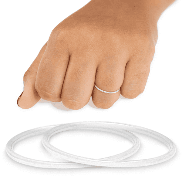 Aliança de Prata 950 1MM - Imagem 4