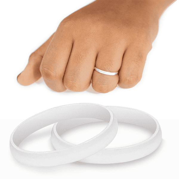 Aliança de Prata 950 3MM - Imagem 4