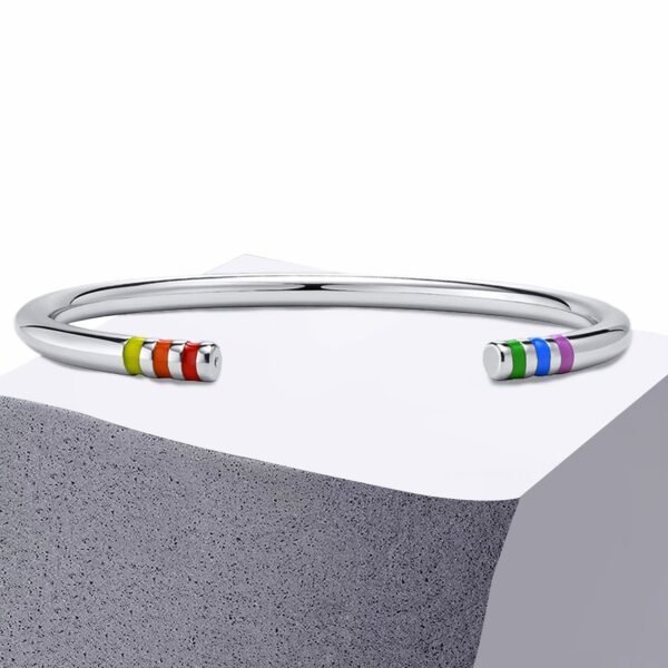 Bracelete Rainbow – Coleção LGBTQIA+Aço inox 316L