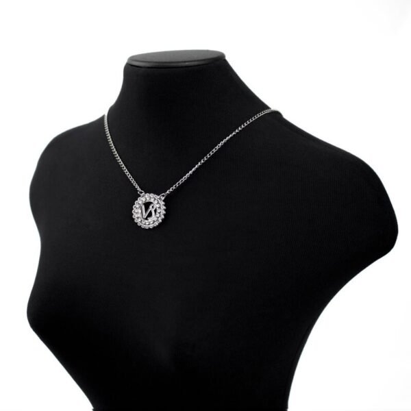 Corrente de Signo de Capricórnio Cravejada com Zircônias de Aço Inoxidável (Tam P) - Imagem 4