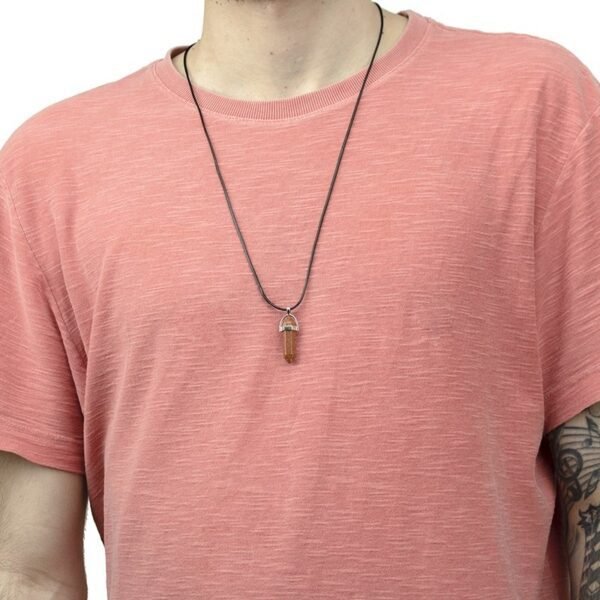 Colar de Pedra do Sol Ajustável