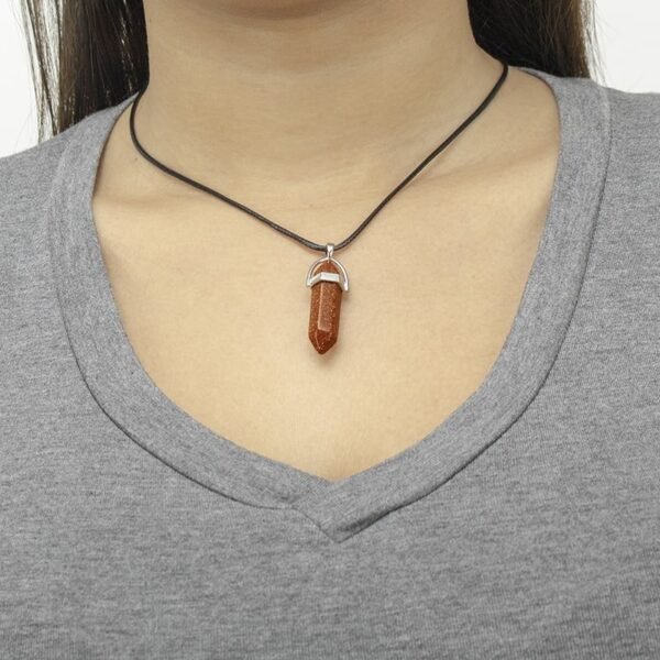 Colar de Pedra do Sol Ajustável - Imagem 3