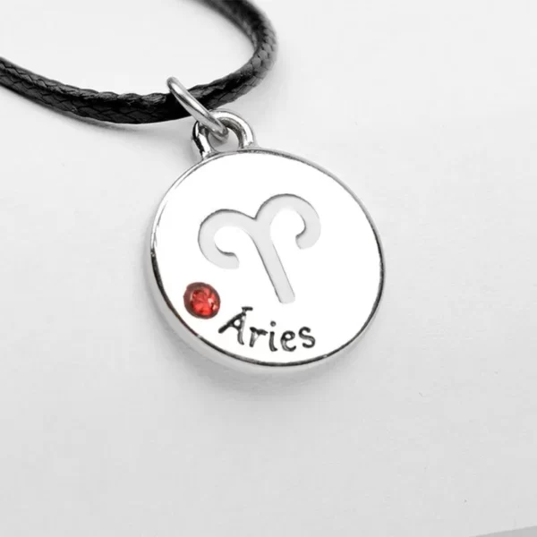 Colar de Signo de Áries Ajustável