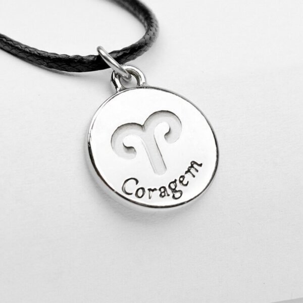 Colar de Signo de Áries Ajustável