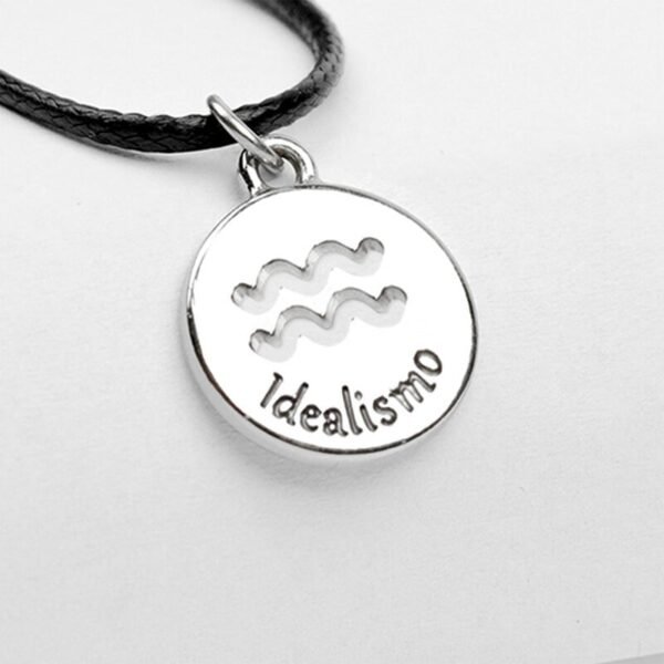 Colar de Signo de Aquário Ajustável