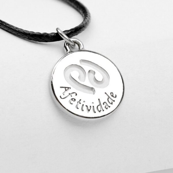 Colar de Signo de Câncer Ajustável