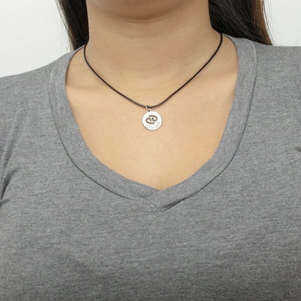 Colar de Signo de Câncer Ajustável - Imagem 4