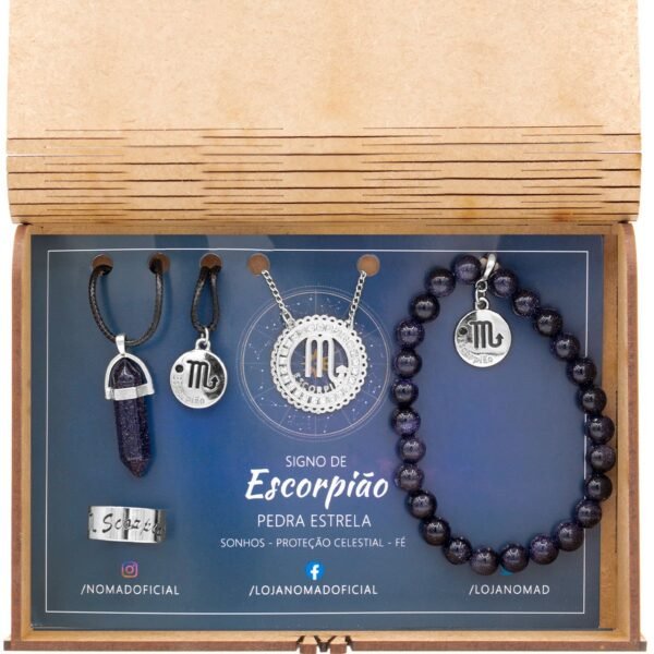 Conjunto de Signo de Gêmeos – Pedra da Estrela