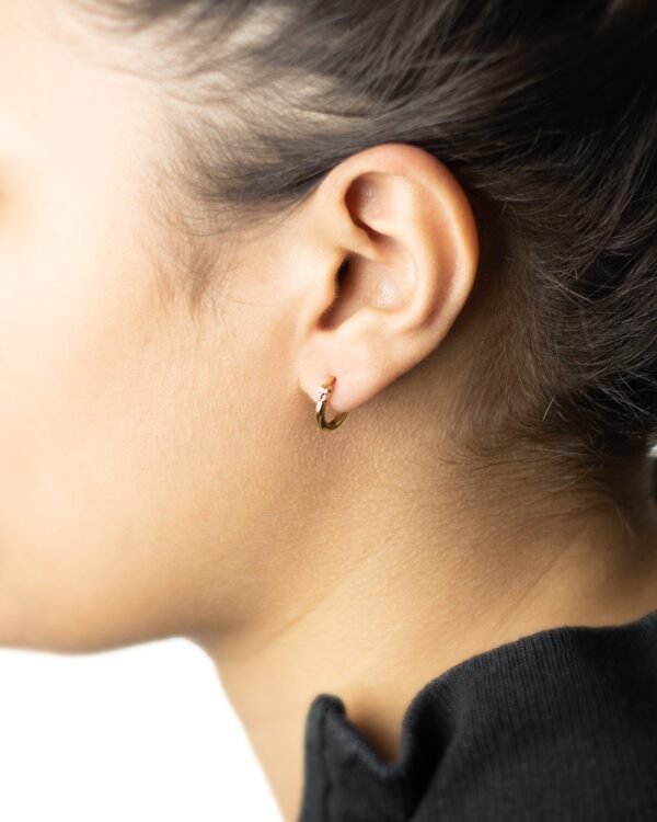 Argola Lisa de 1cm de Aço Inoxidável - Imagem 2