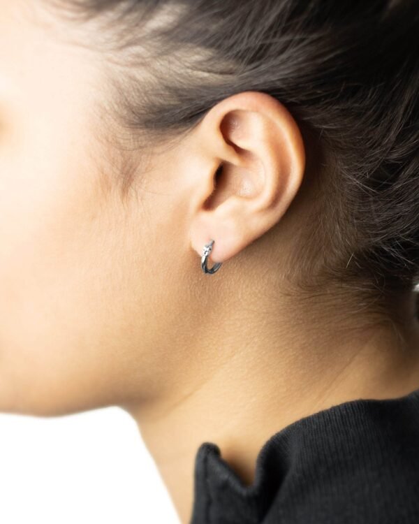 Argola Lisa de 1cm de Aço Inoxidável - Imagem 6