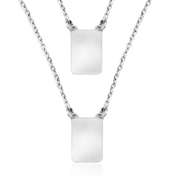 Escapulário Jesus de Aço Inoxidável