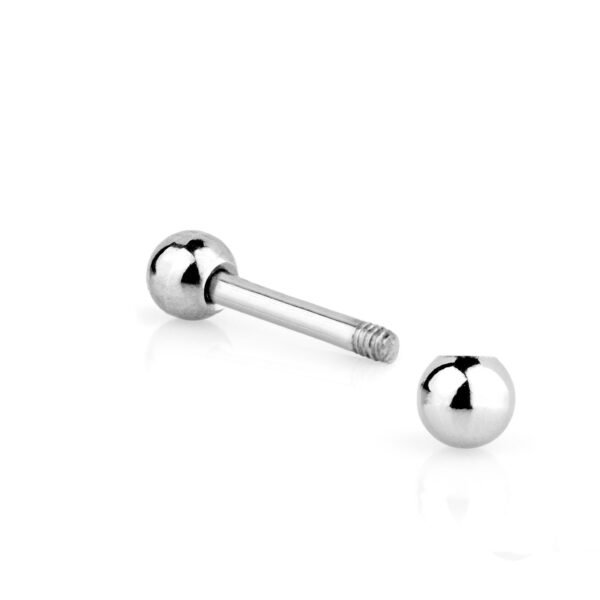 Piercing de Cartilagem Barbell P de Aço Inoxidável
