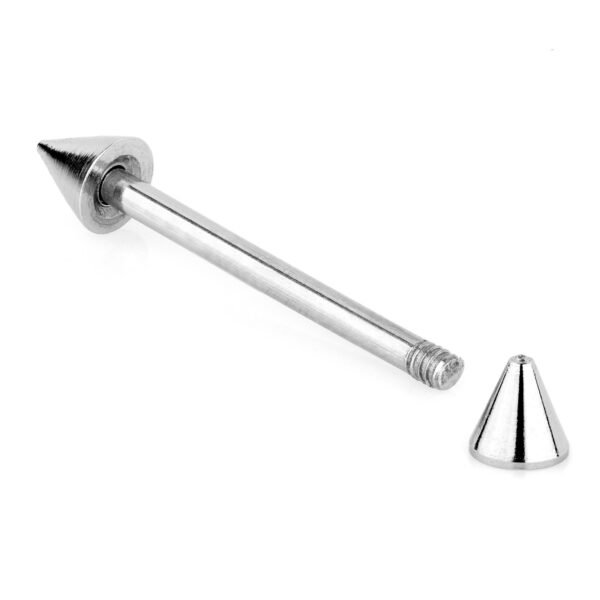 Piercing de Cartilagem Barbell Spike G de Aço Inoxidável