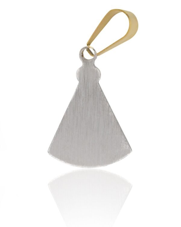 Pingente Medalha de Nossa Senhora de Aço Inoxidável - Imagem 2