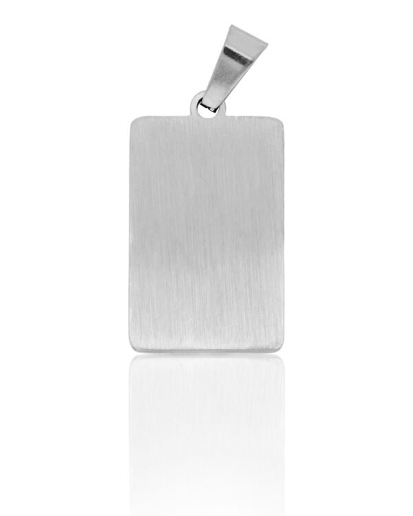 Pingente Medalha de Oração Pai Nosso de Aço Inoxidável - Imagem 4