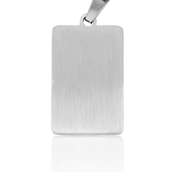 Pingente Medalha de Oração Our Father de Aço Inoxidável