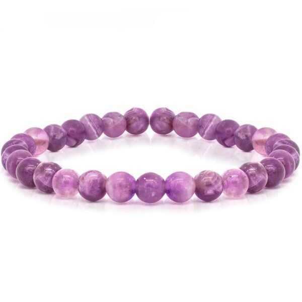 Pulseira de Pedra Ametista 6mm