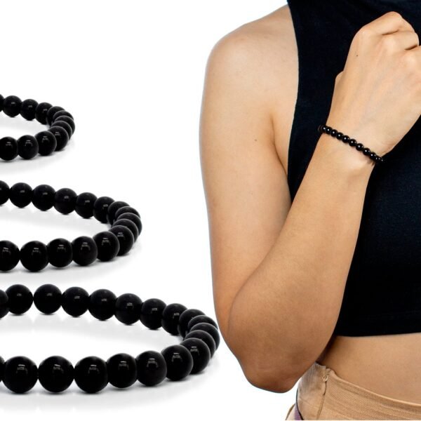 Pulseira de Pedra Ônix 6mm