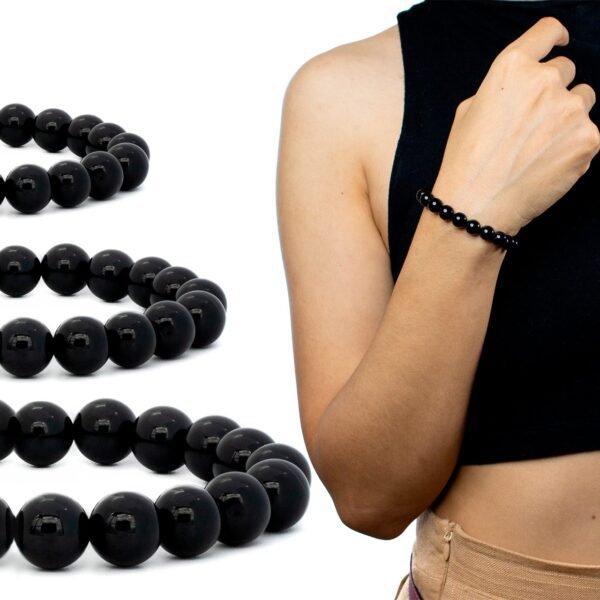 Pulseira de Pedra Ônix 8mm