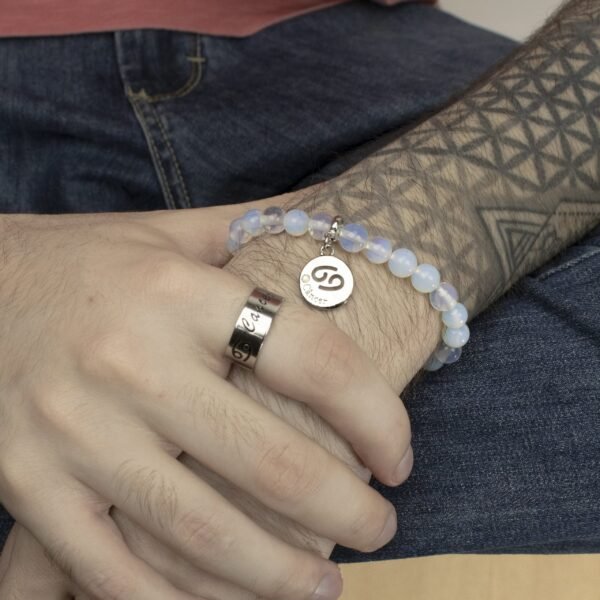 Pulseira de Signo de Câncer - Pedra da Lua - Imagem 4
