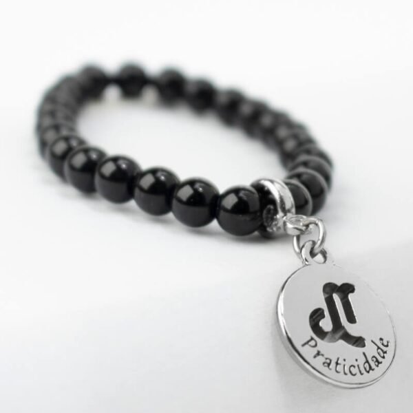 Pulseira de Signo de Capricórnio – Pedra Ônix