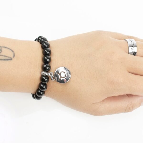 Pulseira de Signo de Touro - Pedra Ônix - Imagem 3