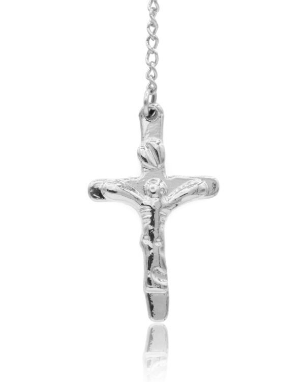 Terço Medalha de Nossa Senhora de Guadalupe de Aço Inoxidável - Imagem 6