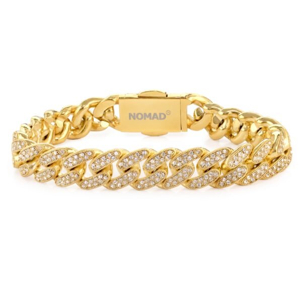 PULSEIRA ICE ELOS ARREDONDADOS 12mm AÇO INOX e NOTA FISCAL