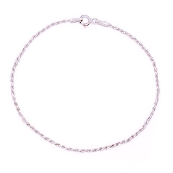 PULSEIRA DE PRATA ELO CORDA  19CM e NFE