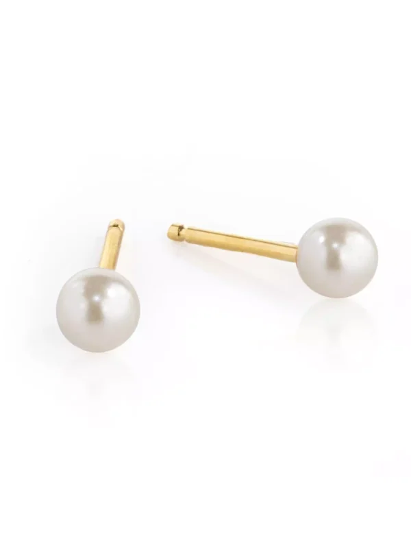 BRINCO BANHADO A OURO 18K PÉROLA